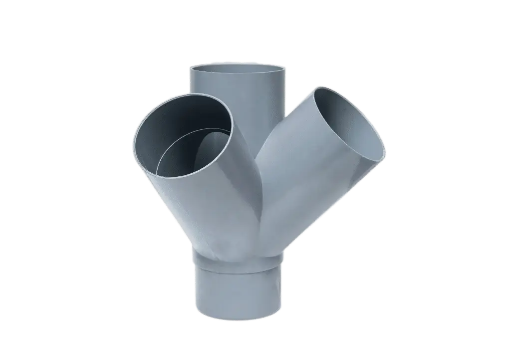 PVC Culotte Double Equerre 45°MF D100