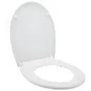 ABATTANT BLANC CASABLANCA  Forme Standard                 DESCENTE RETENUE-DECLIPSABLE  