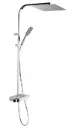 COLONNE DOUCHE THERMOSTATIQUE TETE 300x300 INOX         Corps Plateau  CLT4800/IN KRAMER