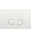 PLAIN - Plaque de Commande MECA 3/6L Pour BATI WC REGIPLAST - 070826