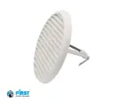 GRILLE D'AERATION RONDE D80/160mm+Grille moustiquaire       à Clipser TUP816RB