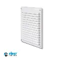 GRILLE D'AERATION 204x230 mm Blanc+Grille moustiquaire     AR2023B-Y