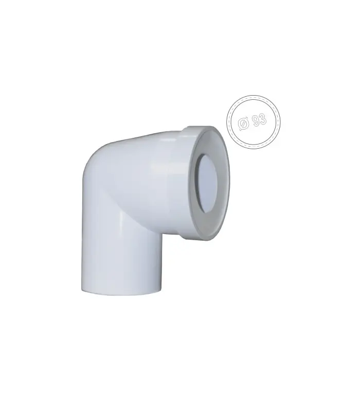 PIPE COUDEE D93M COURTE L130 MM PCM93 