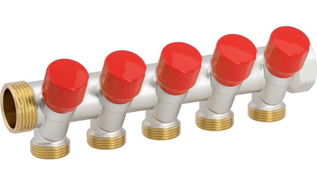 COLLECTEUR ROUGE 5 SORTIES PLATE