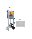 BATI SUPPORT WC SOL & MUR UNIVERSEL NF + PLAQUE DOUBLE DEBIT BLANCHE 172B REGIPLAST