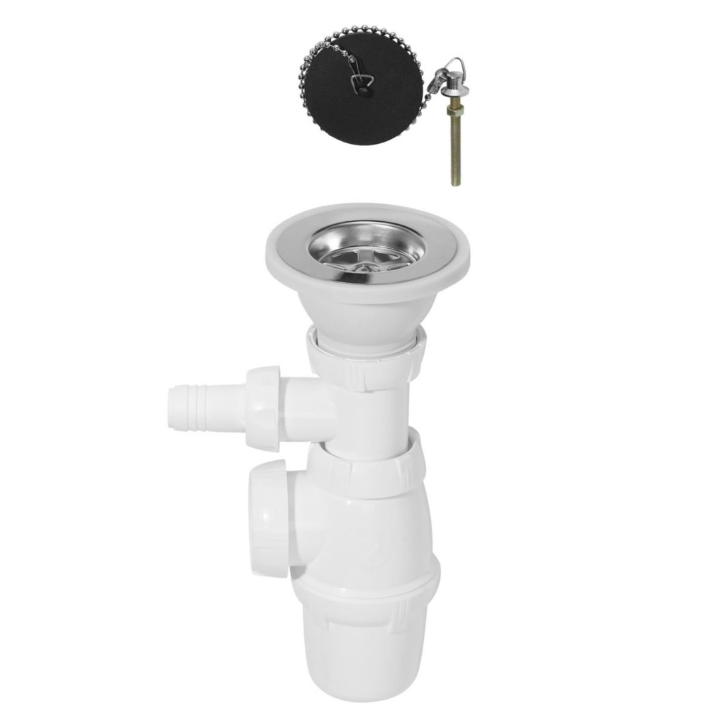 VIDAGE EVIER D60 1 BAC AVEC TROP PLEIN PMAL (30724272)  
