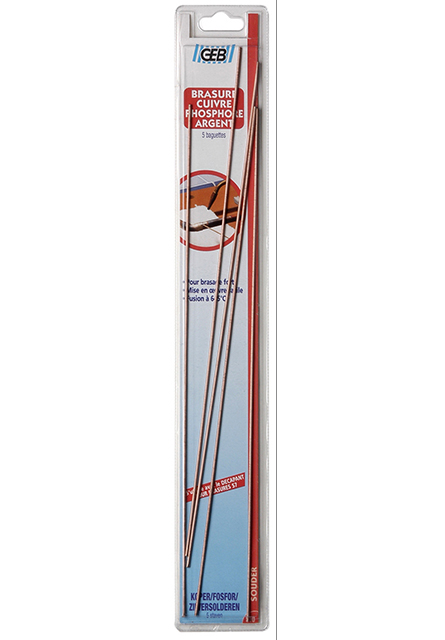 GEB BRASURE PHOSPHORE 5 Baguettes (Cuivre)