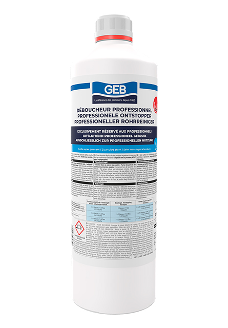 GEB DEBOUCHEUR PROFFESIONEL Bidon 1 Litre