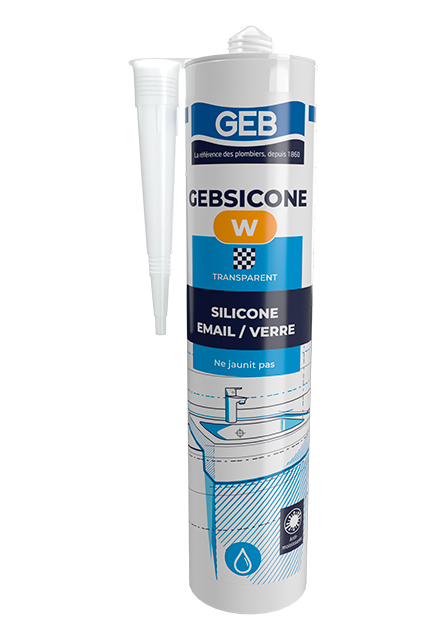 GEB SILICONE  SANITAIRE TRANPARENT GEBSICONE W 310ML