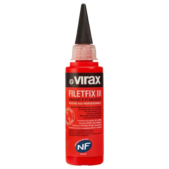 VIRAX FILETFIX III, 60ml                                                Etanchéité pour raccords filetés 