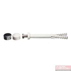 FIXATION WC/BIDET 6X80 INOX CHEVILLE LONGUE