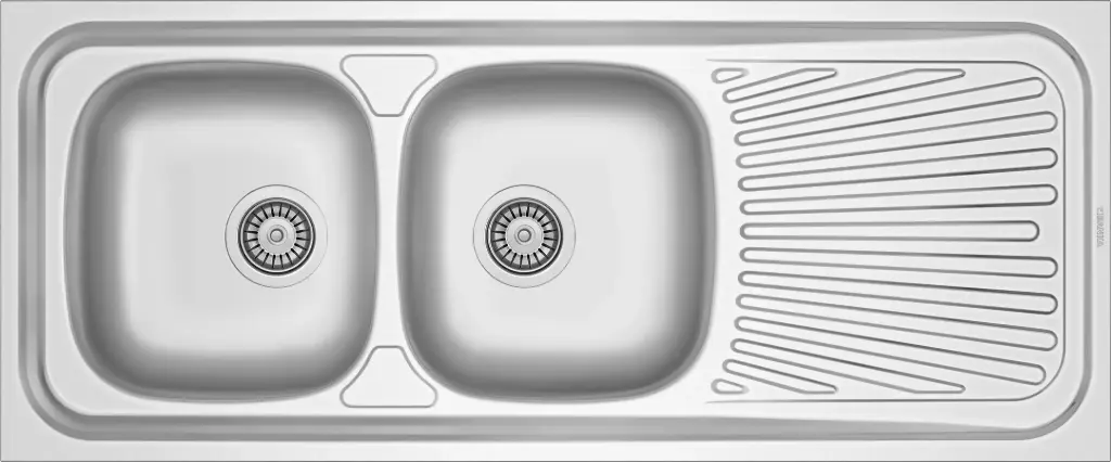 EVIER INOX 1200X600 2BAC+1EG. A POSER