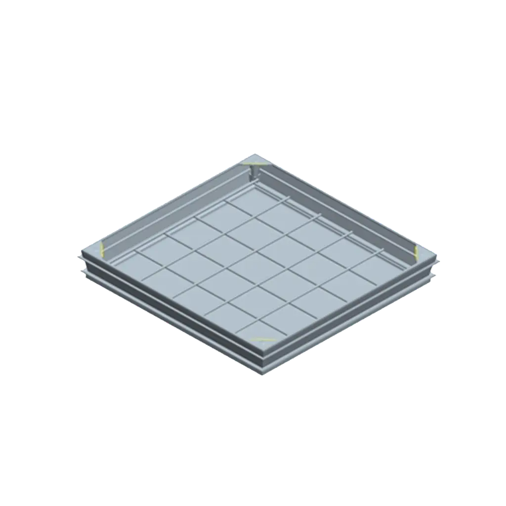 Trappe à carreler 600 X 600 en alu 125 kn