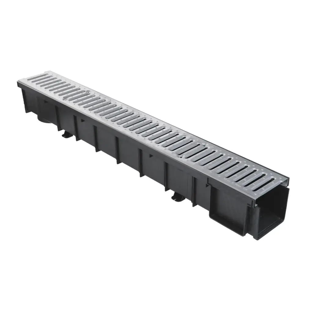 CANIVEAU A15 L130-H110 1 METRE GRILLE GALVA