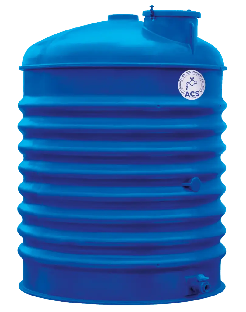 CITERNE 6500L H/SOL VERTICALE ACS