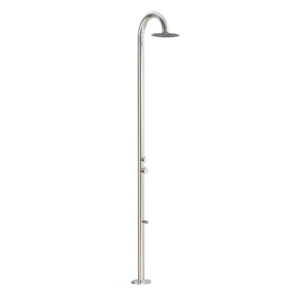 COLONNE DE DOUCHE PISCINE INOX 316 Pomme de Douche Ø 250 mm - 13499506 TRES