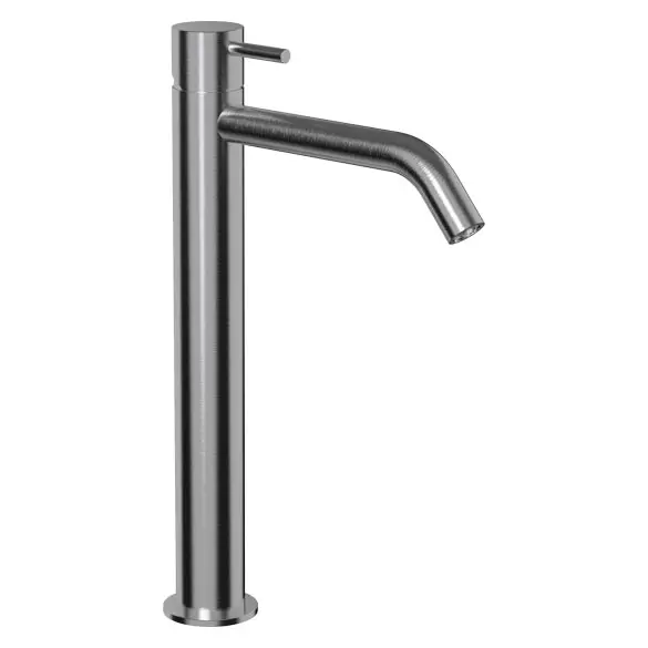 MITIGEUR LAVABO HAUT INOX 316 EQUINOX HORUS sans vidage - FINITION INOX BROSSE MAT