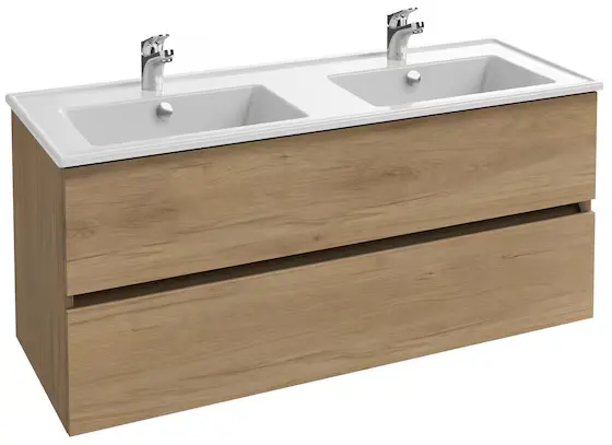 MEUBLE SOUS PLAN VASQUE TOLBIAC L120 2T Couleur Chene Jacob Delafon