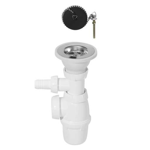 [001848] VIDAGE EVIER D60 1 BAC AVEC TROP PLEIN PMAL (30724272)  
