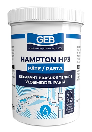 [001341] GEB DECAPANT SOUDURE ETAIN HAMPTON HP3 POT 250ML