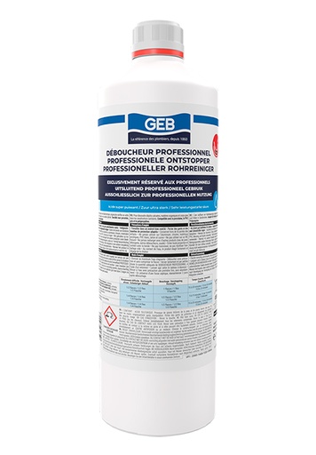 [001339] GEB DEBOUCHEUR PROFFESIONEL Bidon 1 Litre