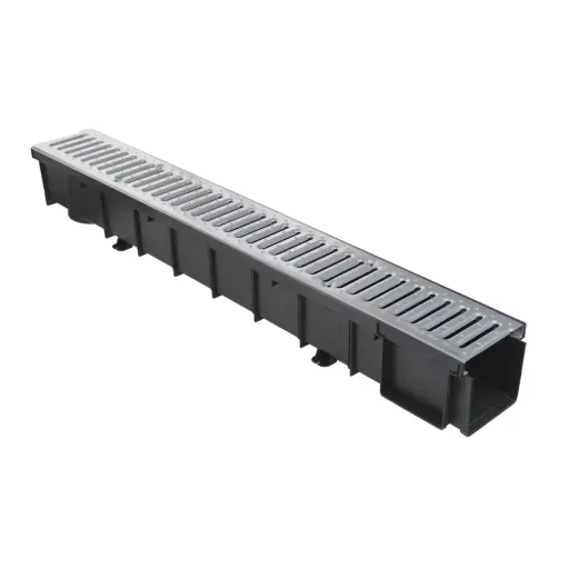 [001067] CANIVEAU A15 L130-H110 1 METRE GRILLE GALVA