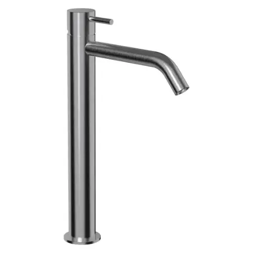 [002113] MITIGEUR LAVABO HAUT INOX 316 EQUINOX HORUS sans vidage - FINITION INOX BROSSE MAT