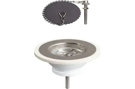 [002261] BONDE EVIER GRES D60 Sans Trop plein+Bouchon 