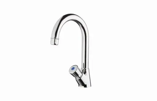 [002325] Robinet temporisé lavabo Col de Cygne Bec Fixe                                  909100 MCM