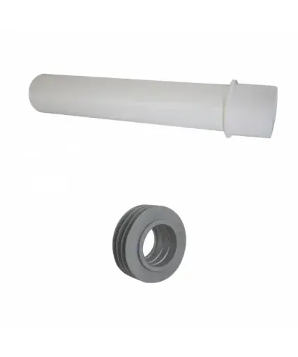 [002371] Tube liaison réservoir-cuvette D40 L280 mm+joint  40/55 