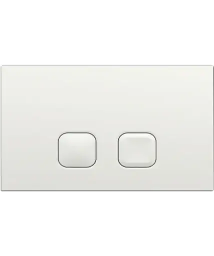[002574] PLAIN - Plaque de Commande MECA 3/6L Pour BATI WC REGIPLAST - 070826